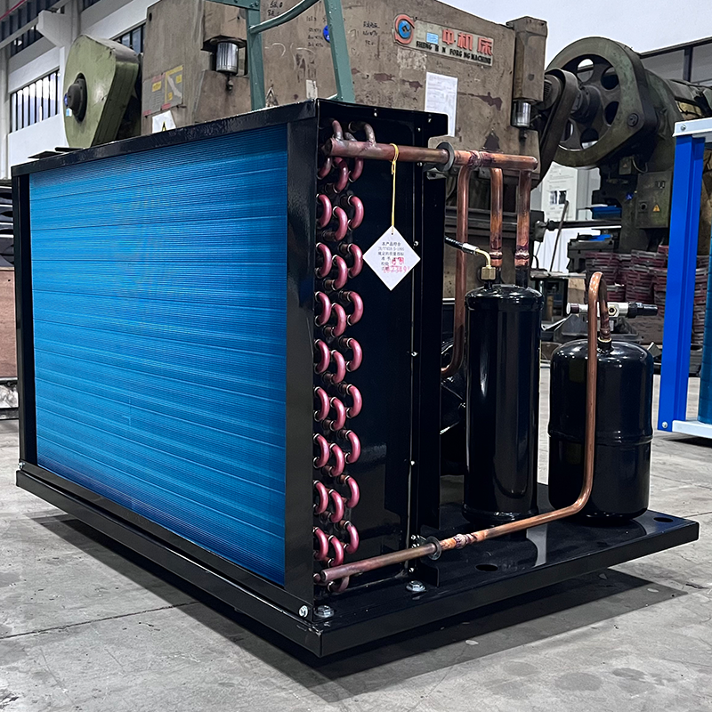 Aoxin Refrigeration R22, R404a 3HP-50HP Medium and High Temperature Air Cooled Compressor Condensing Unit