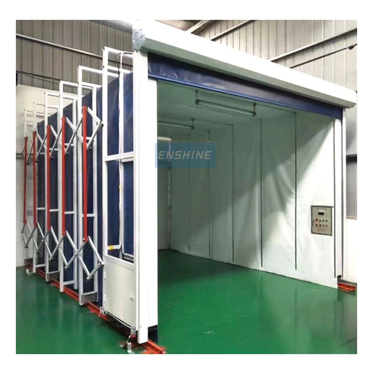 Large Retractable Car Paint Booth Cabin Portable Spray Booth Painting with Filter System