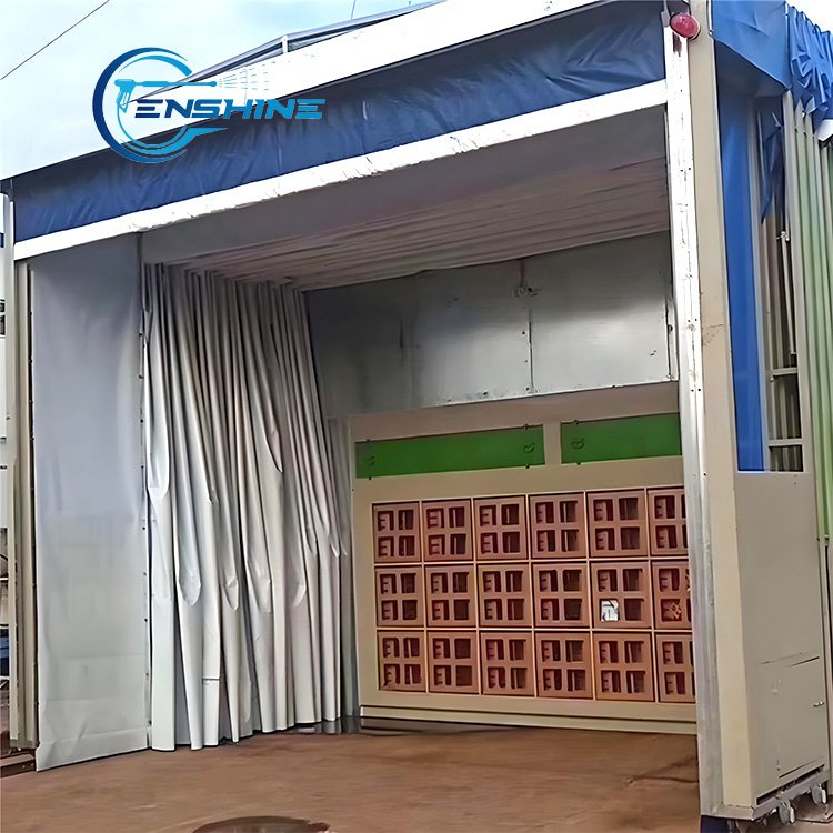 Large Retractable Car Paint Booth Cabin Portable Spray Booth Painting with Filter System