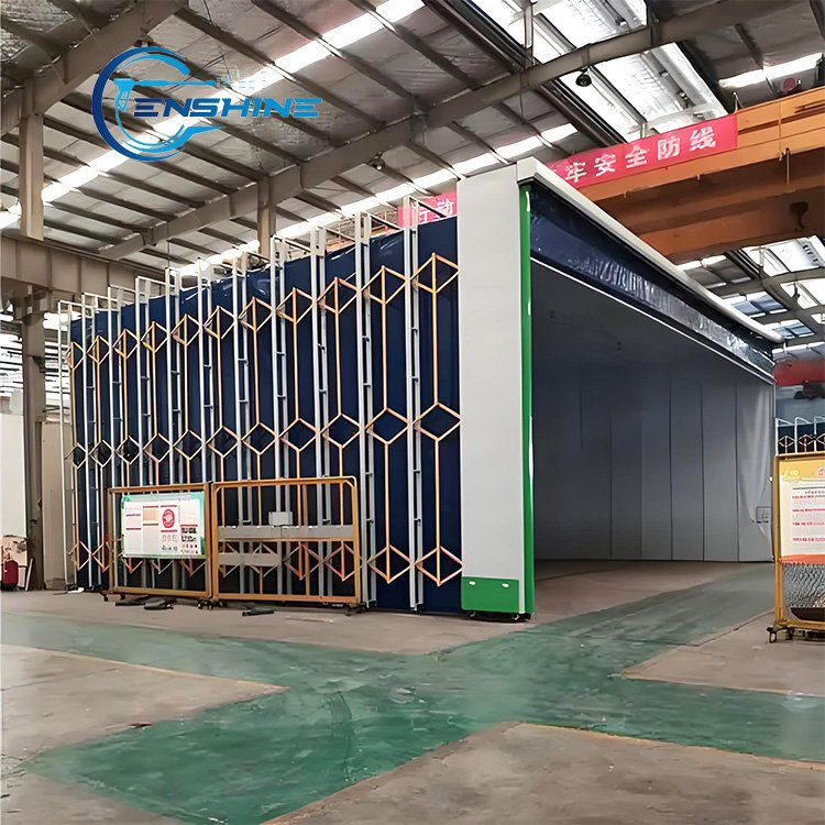 Large Retractable Car Paint Booth Cabin Portable Spray Booth Painting with Filter System