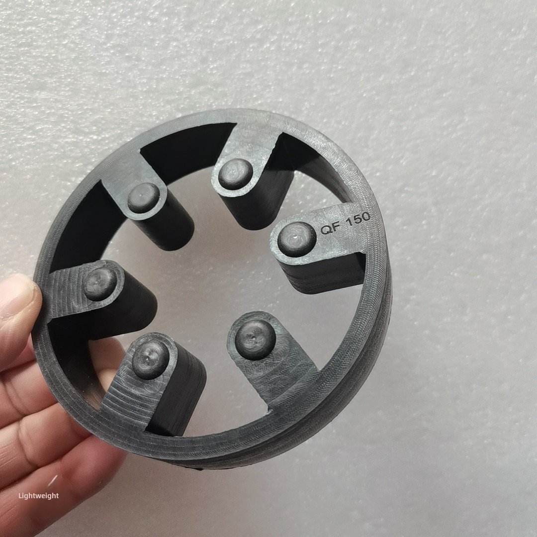 QF-SW Injection Molding Machine Air Compressor L-Type Coupling QF100-110-150-190-225 Oil-Free Rubber Buffer Pad AC Screw PLC Gas