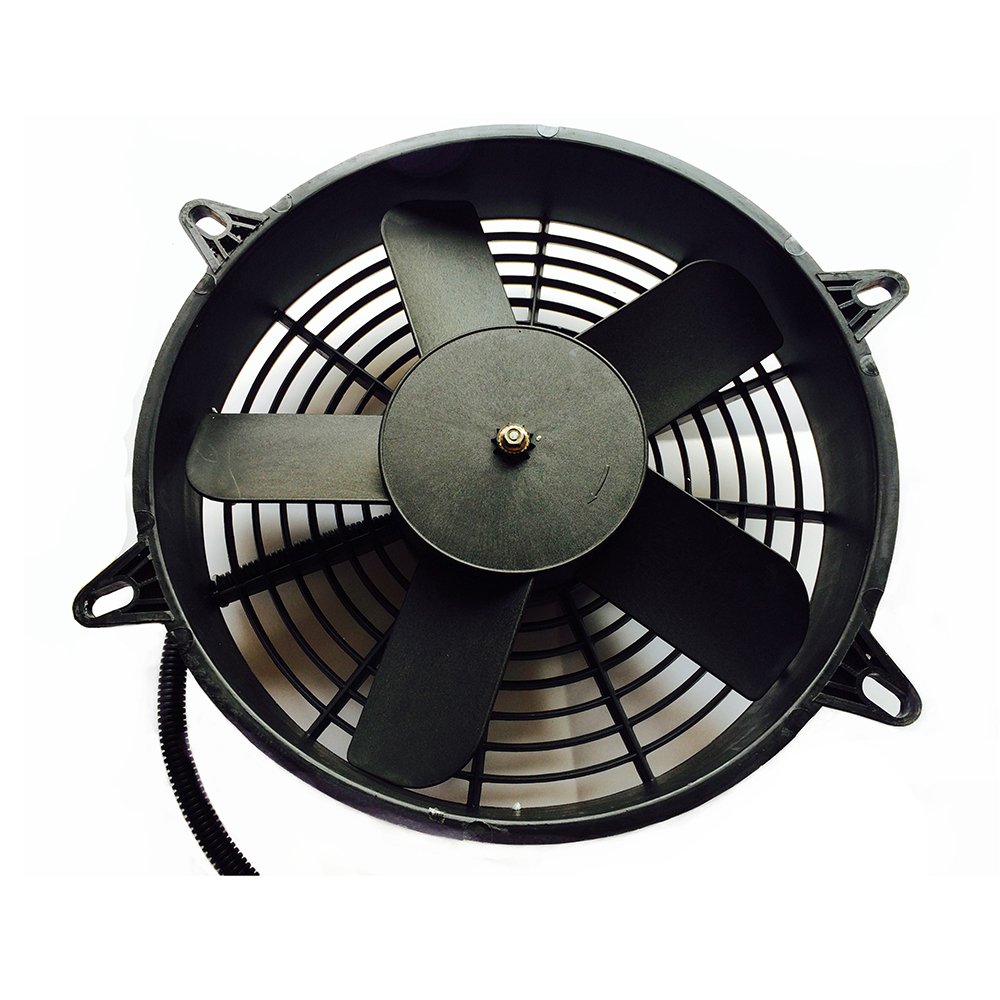 12 Inch Bus Condenser Fan Axial Fans with High Efficiency High Speed Suction and Blowing Types 24V 12V
