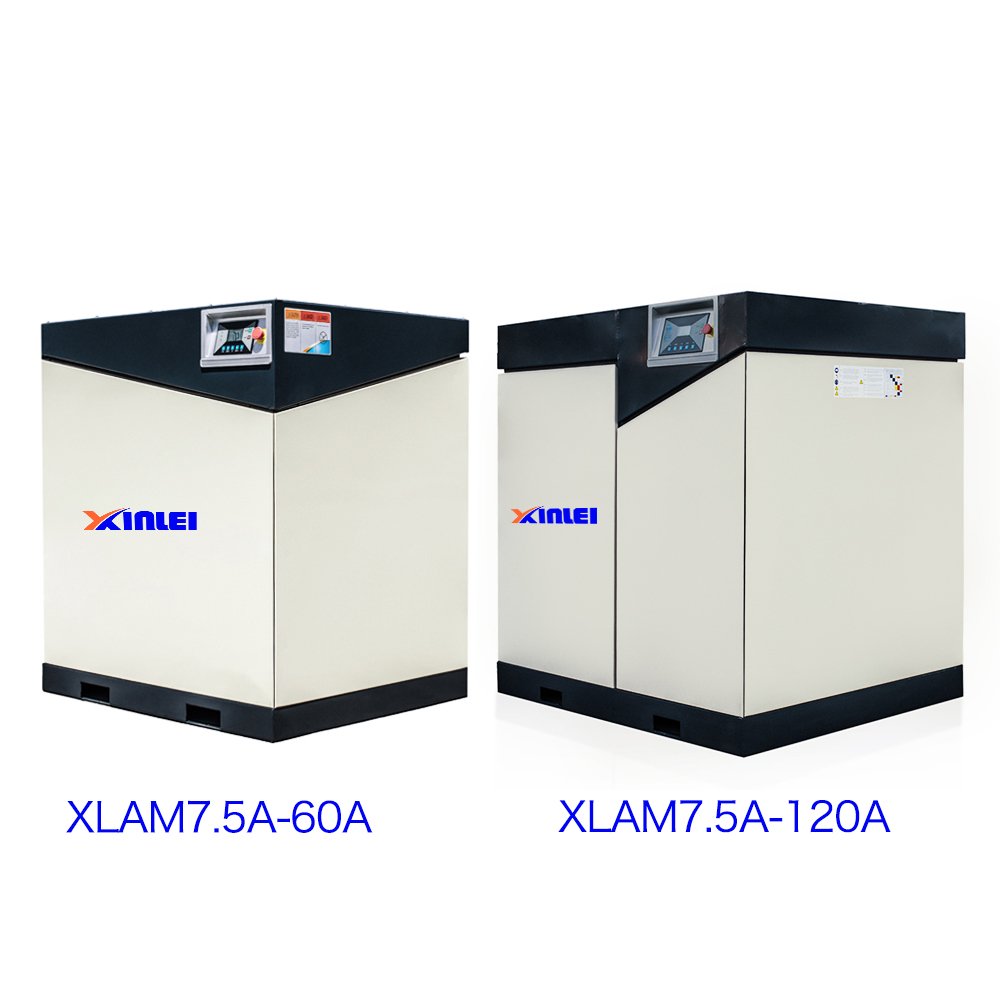 XLAM75A XINLEI 75hp 55kw Screw air Compressor 7-10BAR 355CFM (10.14 M3/min) 380V