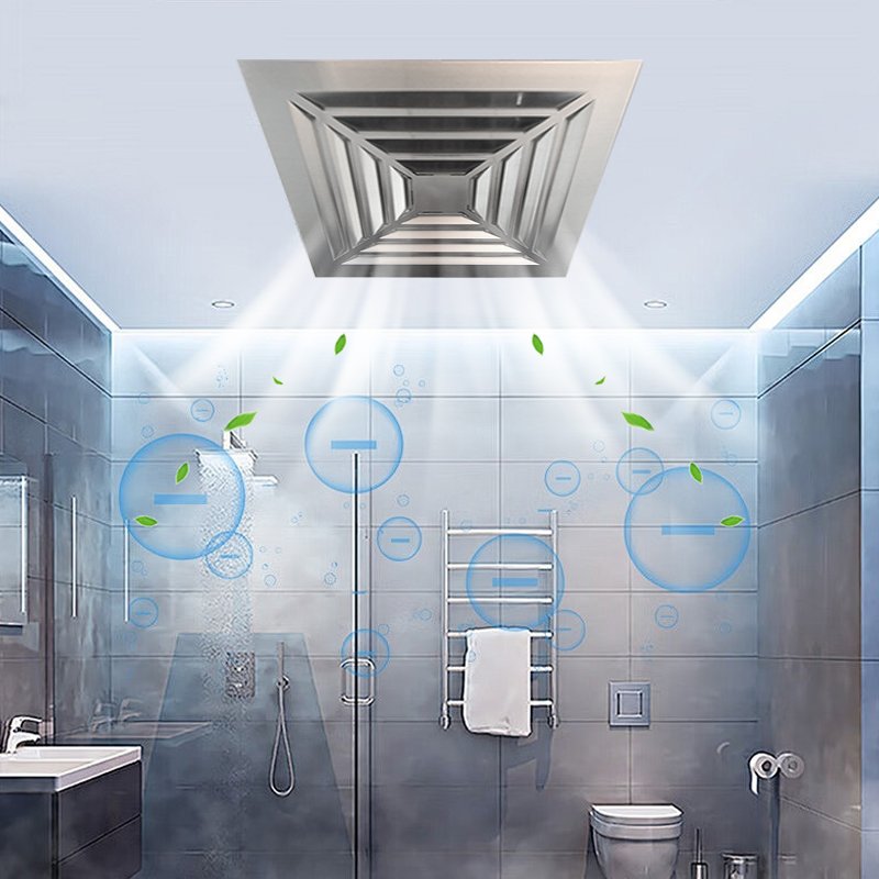 Wall Mounting Shutter Ventilation Air Extractor Fan Customized Logo Window Mount Exhaust Fan