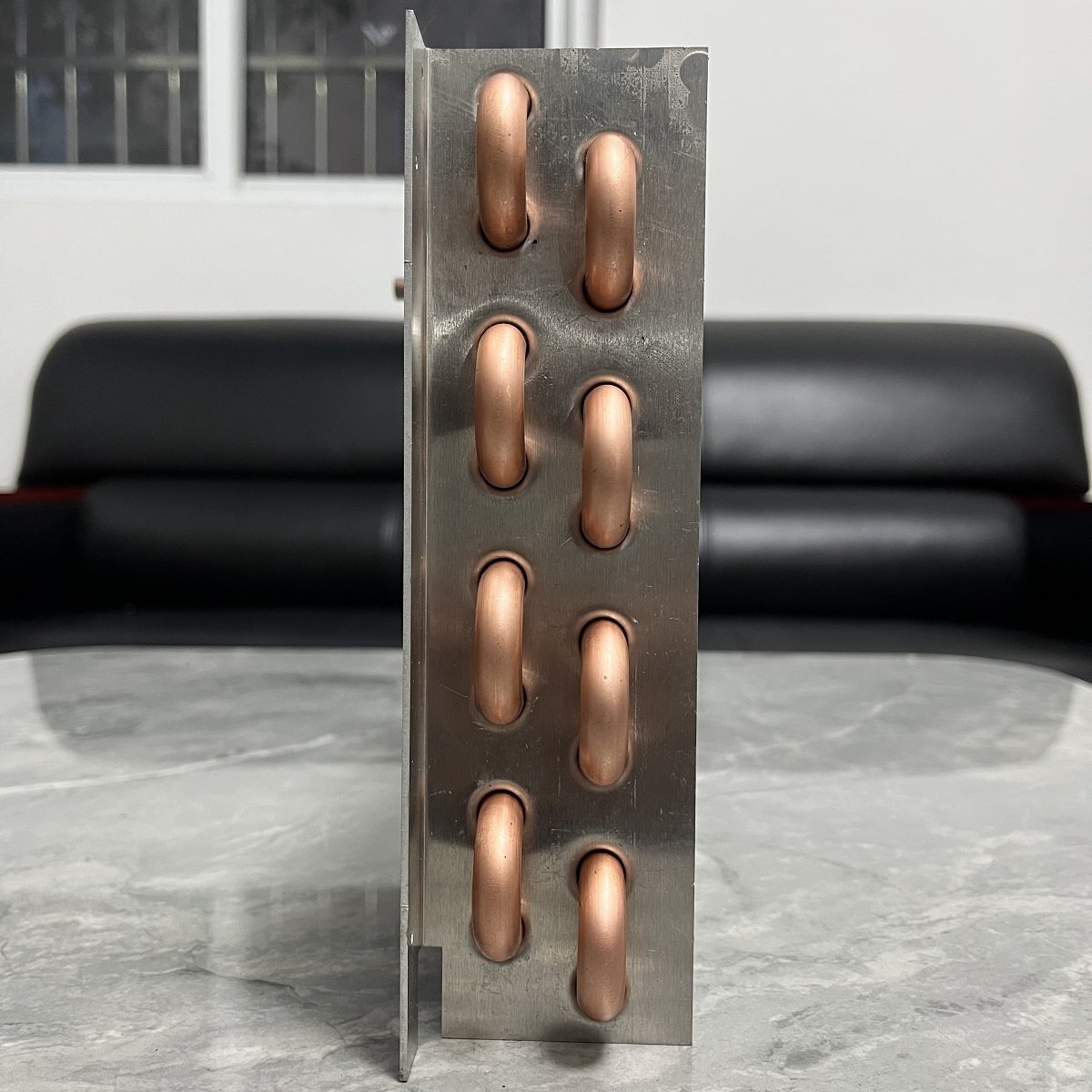 Customize Finned Radiators and Evaporators Copper Tube and Aluminum Foil Heat Exchangers
