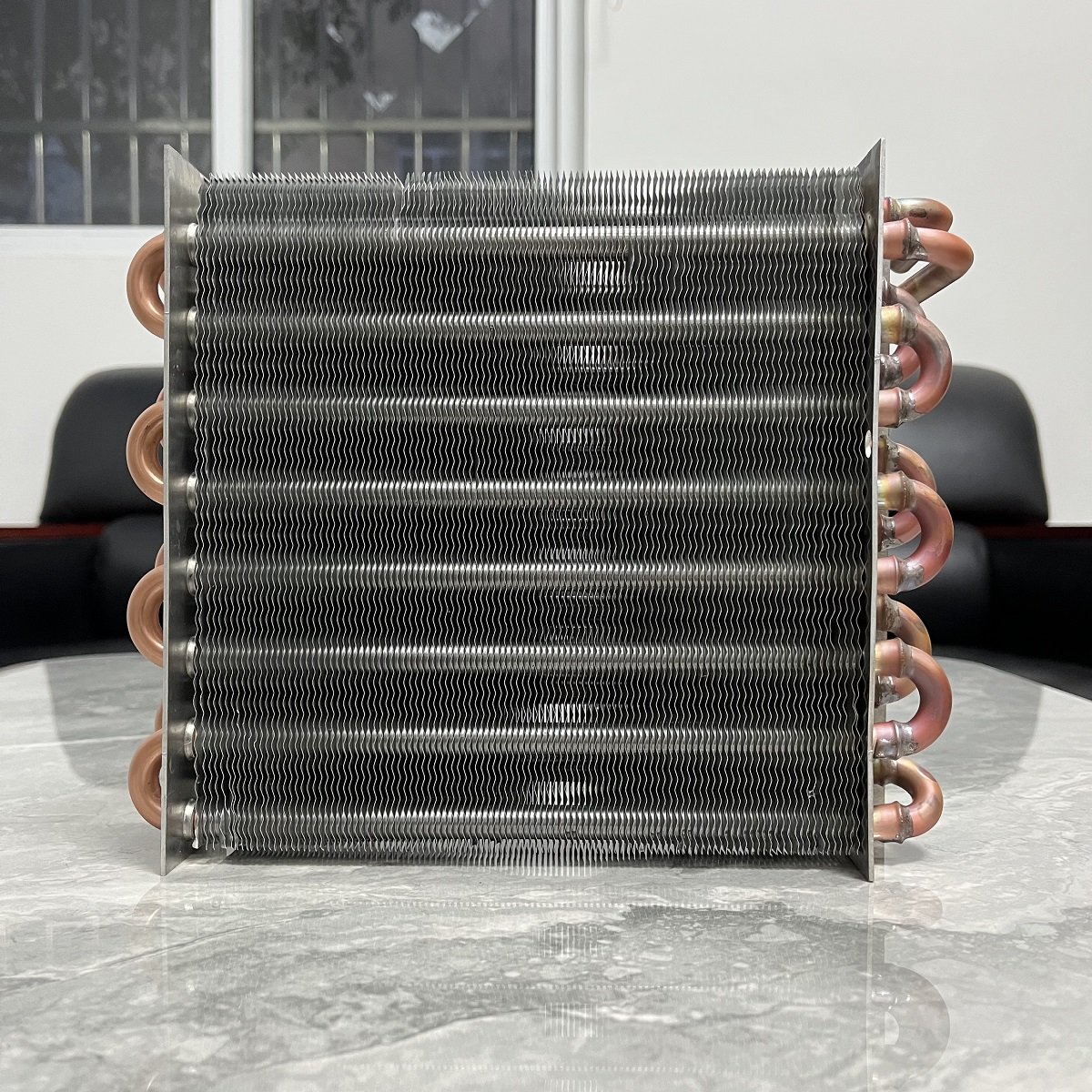 Customize Finned Radiators and Evaporators Copper Tube and Aluminum Foil Heat Exchangers