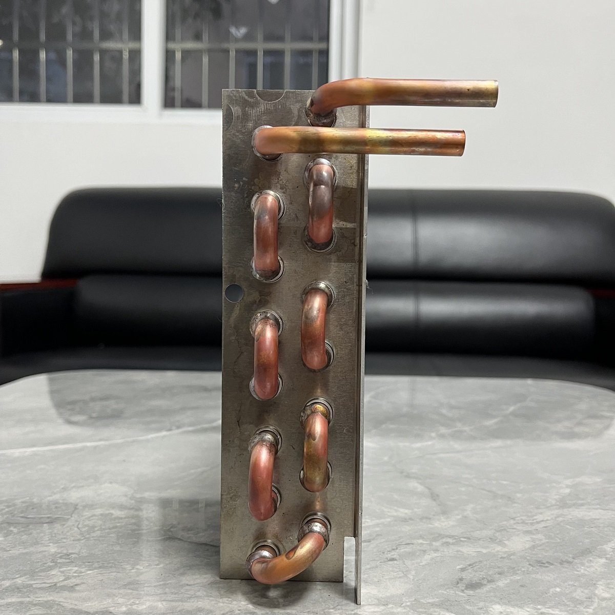 Customize Finned Radiators and Evaporators Copper Tube and Aluminum Foil Heat Exchangers