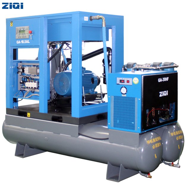 Hot Selling Customized Support 18.5kw 380V Four in One Vertical Industrial Screw air Compressor for Laser Cutting