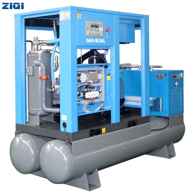 Hot Selling Customized Support 18.5kw 380V Four in One Vertical Industrial Screw air Compressor for Laser Cutting
