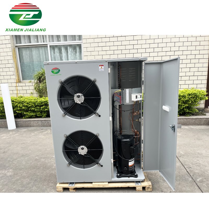Advanced Air Cooled Condensing Unit 12V 24V Dc Inverter Compressor Air Cooled Condensing Unit 12 Ton