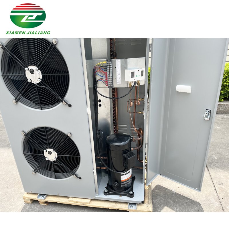 Advanced Air Cooled Condensing Unit 12V 24V Dc Inverter Compressor Air Cooled Condensing Unit 12 Ton