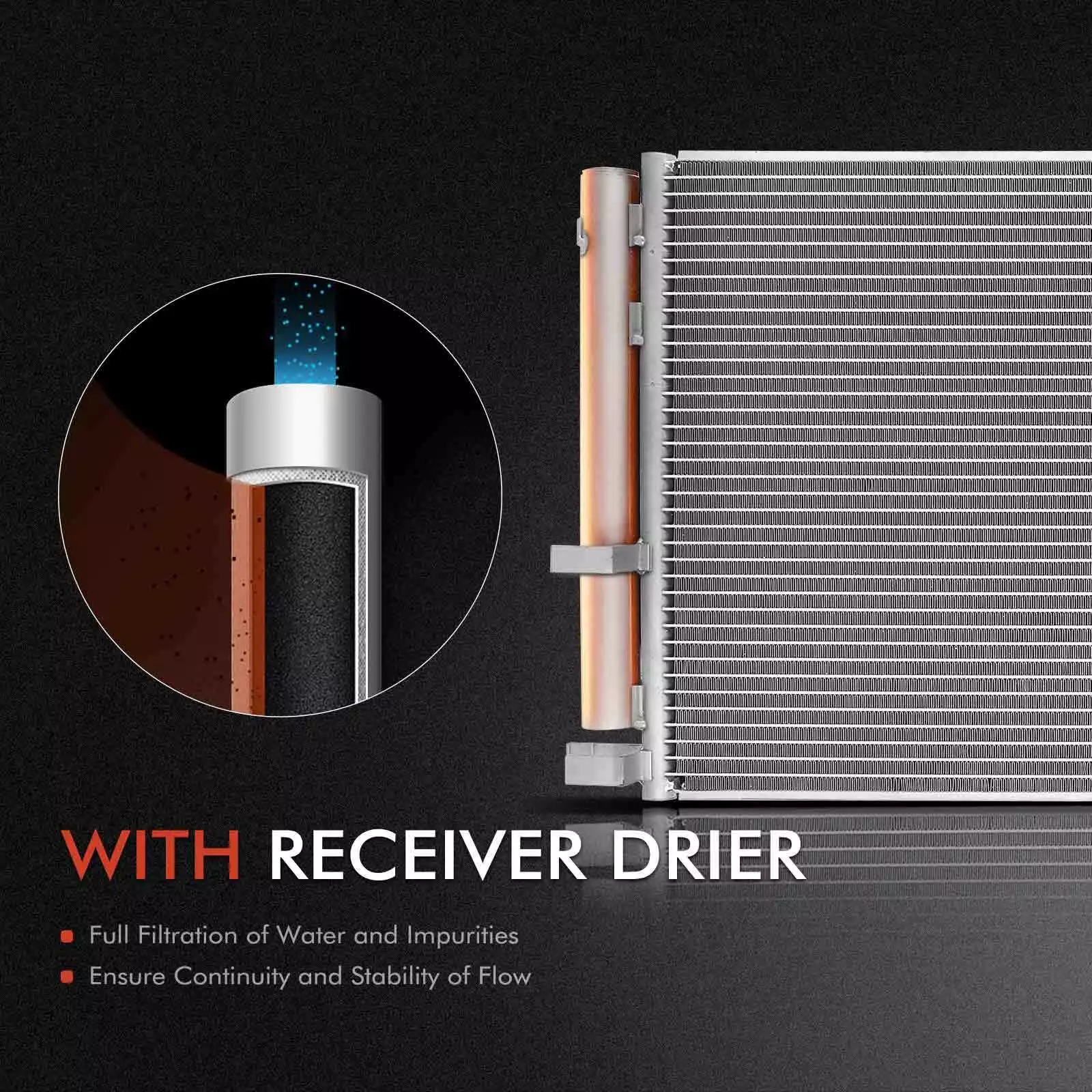 Car Conditioner for 2015 Honda VEZEL RU1/5/XRV 1.5L 80110-T7A-J01 Auto Air Conditioner Condenser