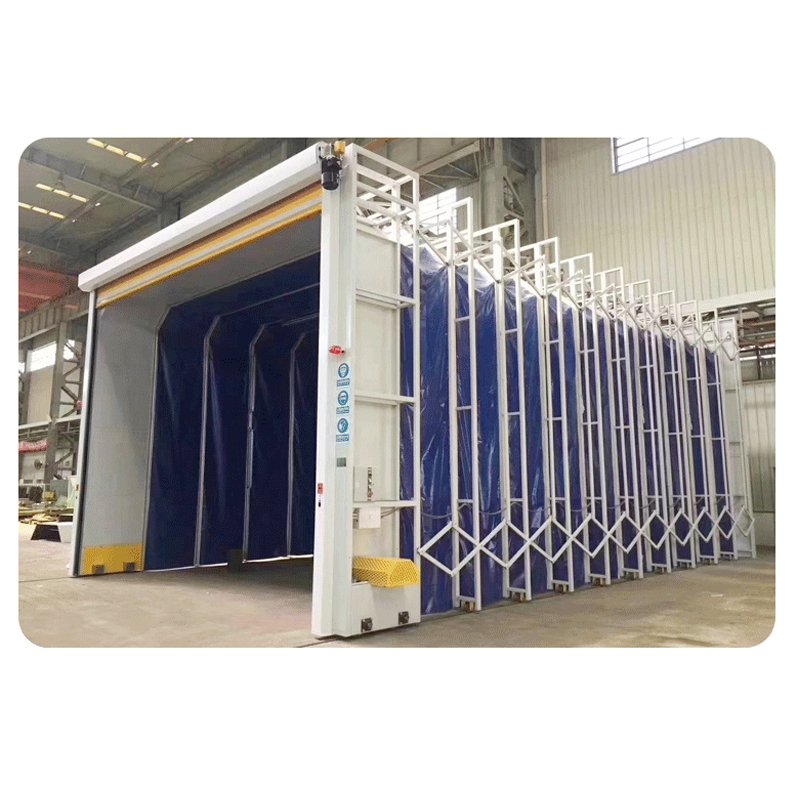 CE Certified Collapsible Retractable Spray Paint Booth for Large Workpieces