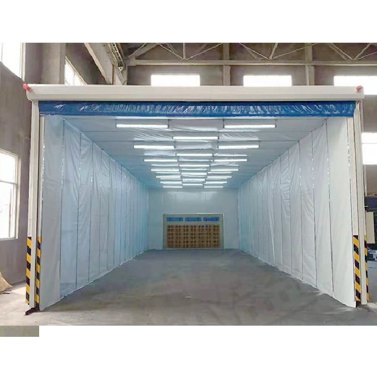 CE Certified Collapsible Retractable Spray Paint Booth for Large Workpieces