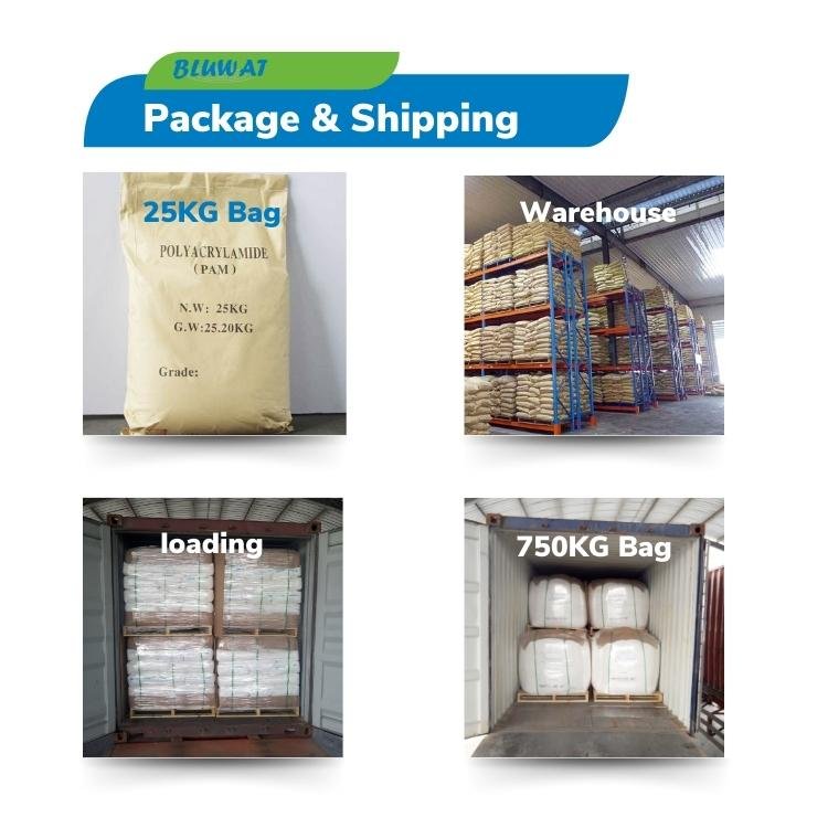 Bluwat Chemicals Blufloc Polyacrylamide Anionic PAM Sewage Treatment Chemical