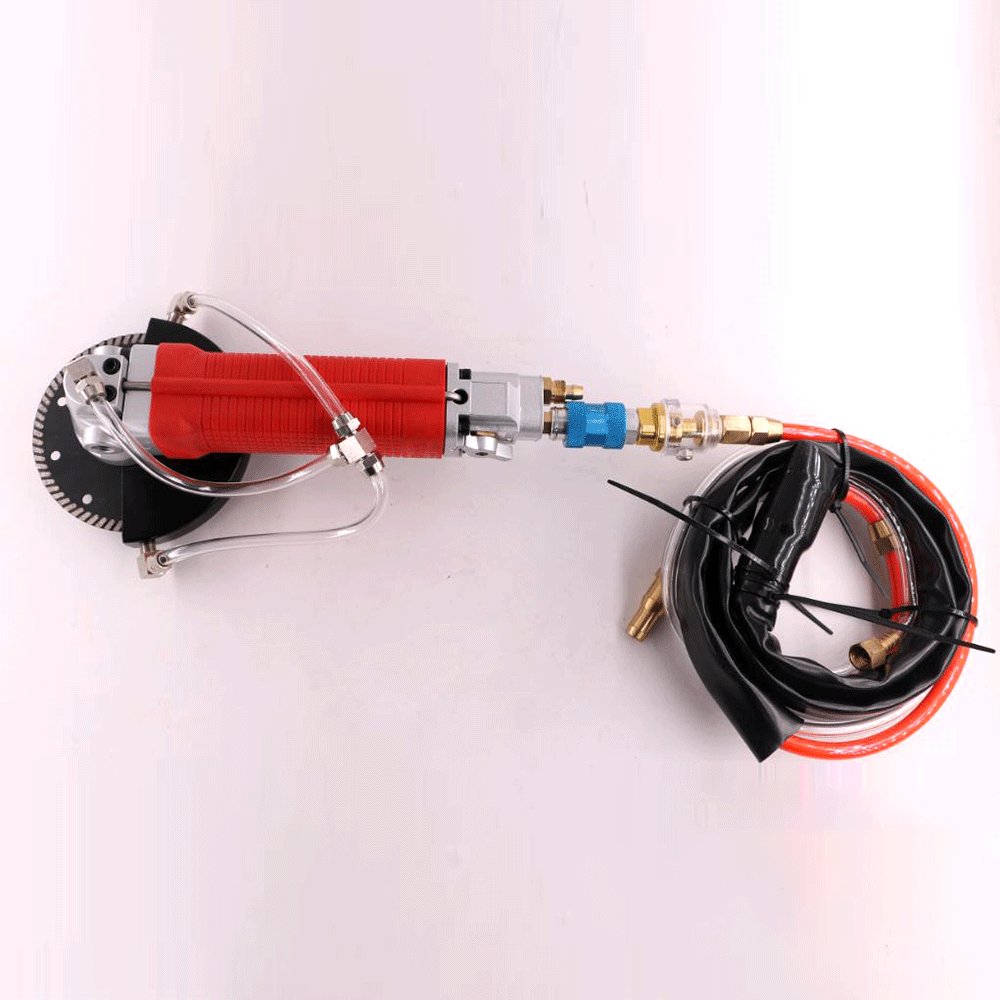 LITTLE ANT Wet Cutting Air Grinder Pneumatic Polisher Machine Adjustable Speed Water Use Angle Grinding Stone