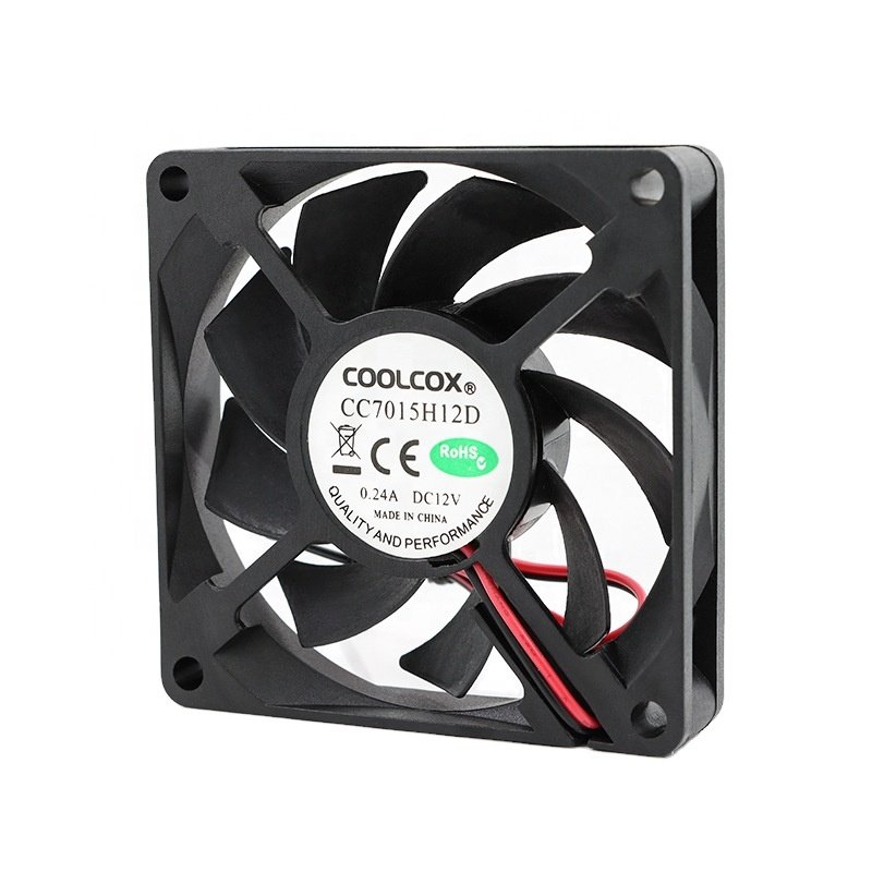 CoolCox 60mm Brushless DC Axial Fan (60x60x10mm) - for LED Light Driver, Mosquito - Killing Lamp, and Humidifier