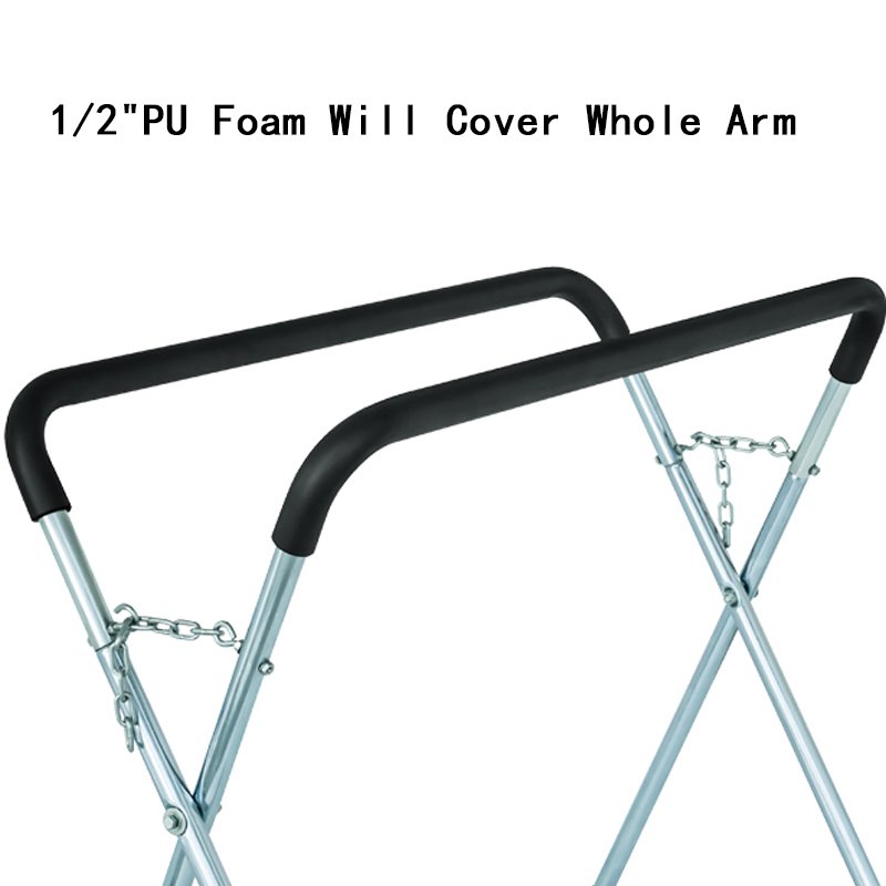 PS104 Portable Panel Repair Work Stand Folding Door Paint Stand Adjustable Windshield Stand