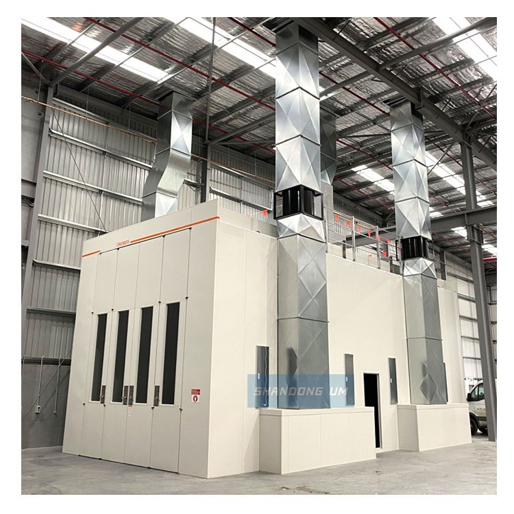 Bus Spray Booth Construction Machinery Spray Paint Baking Oven Truck Painting Booth