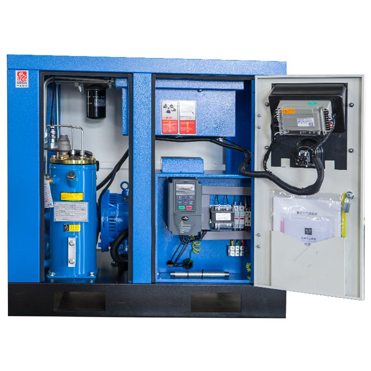 Factory Custom 15HP 380V 11KW Low Noise Variable Frequency Screw air Compressor for Food Medical Biochemical Industries