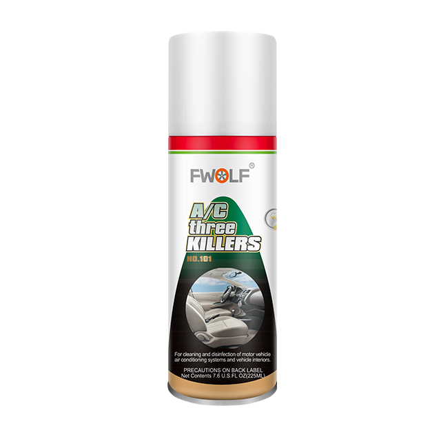 FWOLF Auto Air Conditioning Deodorant & Bactericide Aerosol Spray Strong Chemicals for Efficient Car Care OEM/ODM