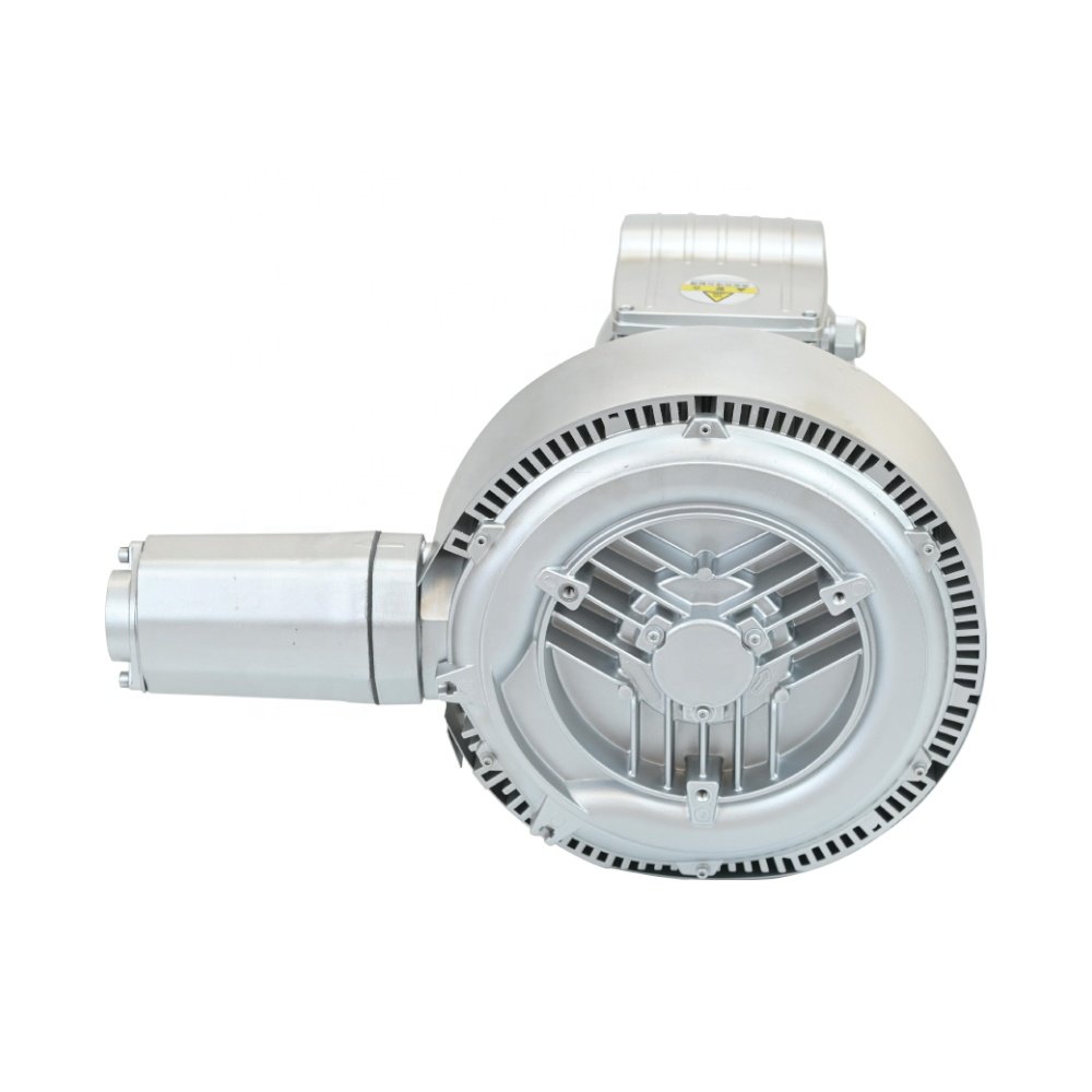 AC 7*24hours Working High Quality 2.2kw Double Stage High Pressure Air Side Channel Ring Vacuum Blower For Aquaculture