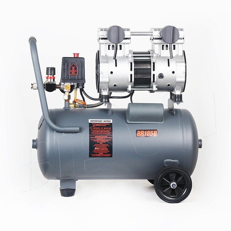 Compresor De Aire Portatil Ultra Quiet 220v 230v 2hp 24l Low Price Silent Electric Portable Oil Free Air Compressor Medical