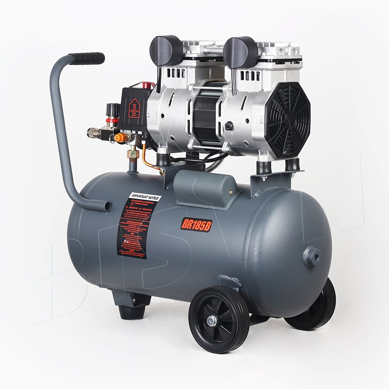 Compresor De Aire Portatil Ultra Quiet 220v 230v 2hp 24l Low Price Silent Electric Portable Oil Free Air Compressor Medical