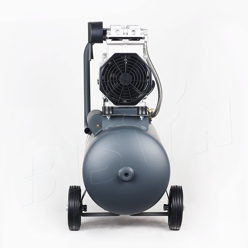 Compresor De Aire Portatil Ultra Quiet 220v 230v 2hp 24l Low Price Silent Electric Portable Oil Free Air Compressor Medical