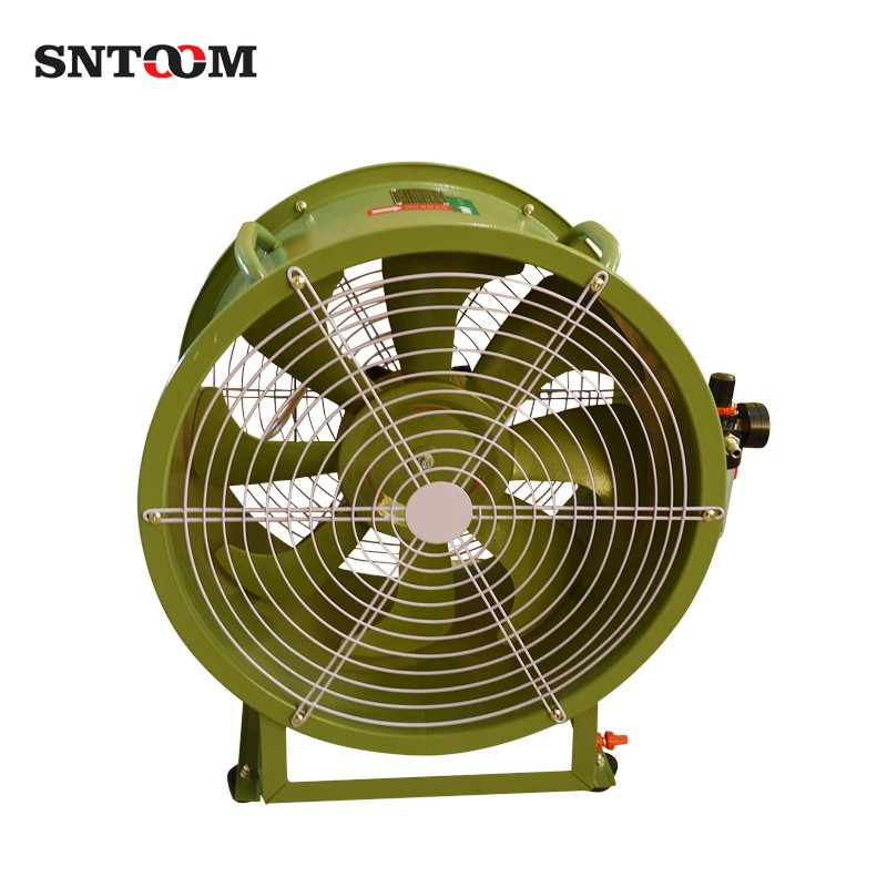 Explosion-proof Portable Ac 220V 380V Low-noise air Motor Axial Blower Pneumatic Fans Flow