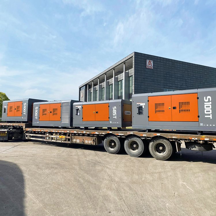 Portable Diesel Engine Screw Air Compressor for Drilling Rig
