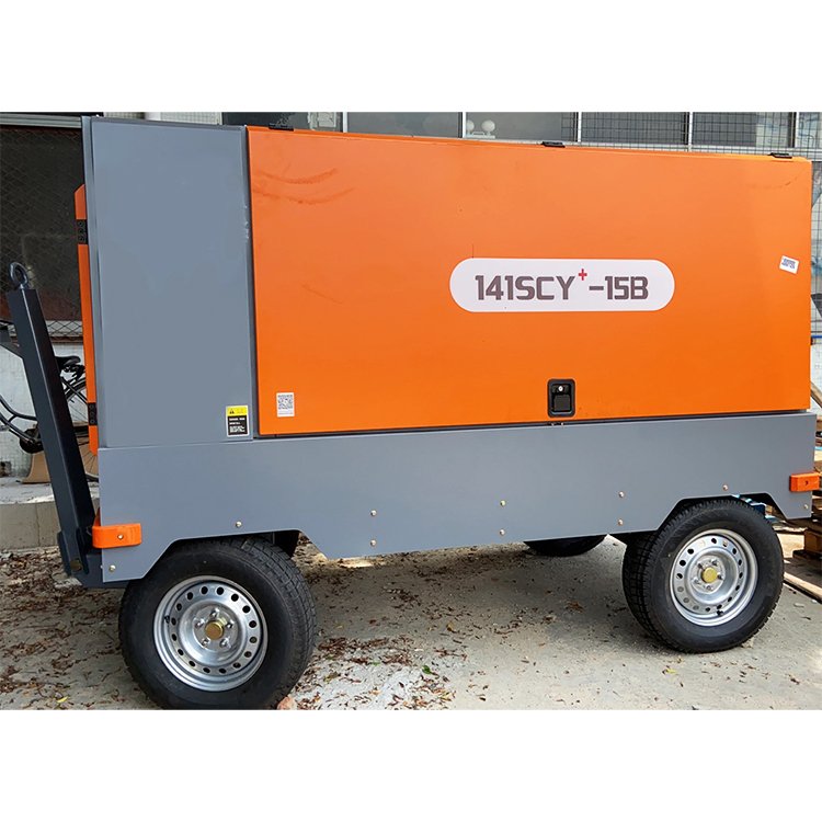 Portable Diesel Engine Screw Air Compressor for Drilling Rig