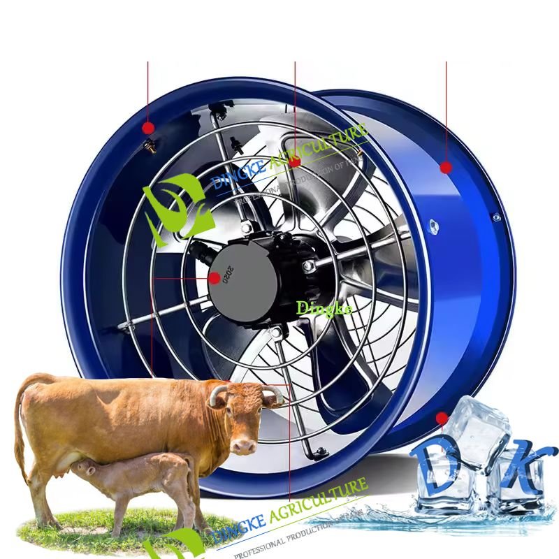 Greenhouse Agriculture Ceiling Mount Air Circulation Cooling Fan for Poultry Farm
