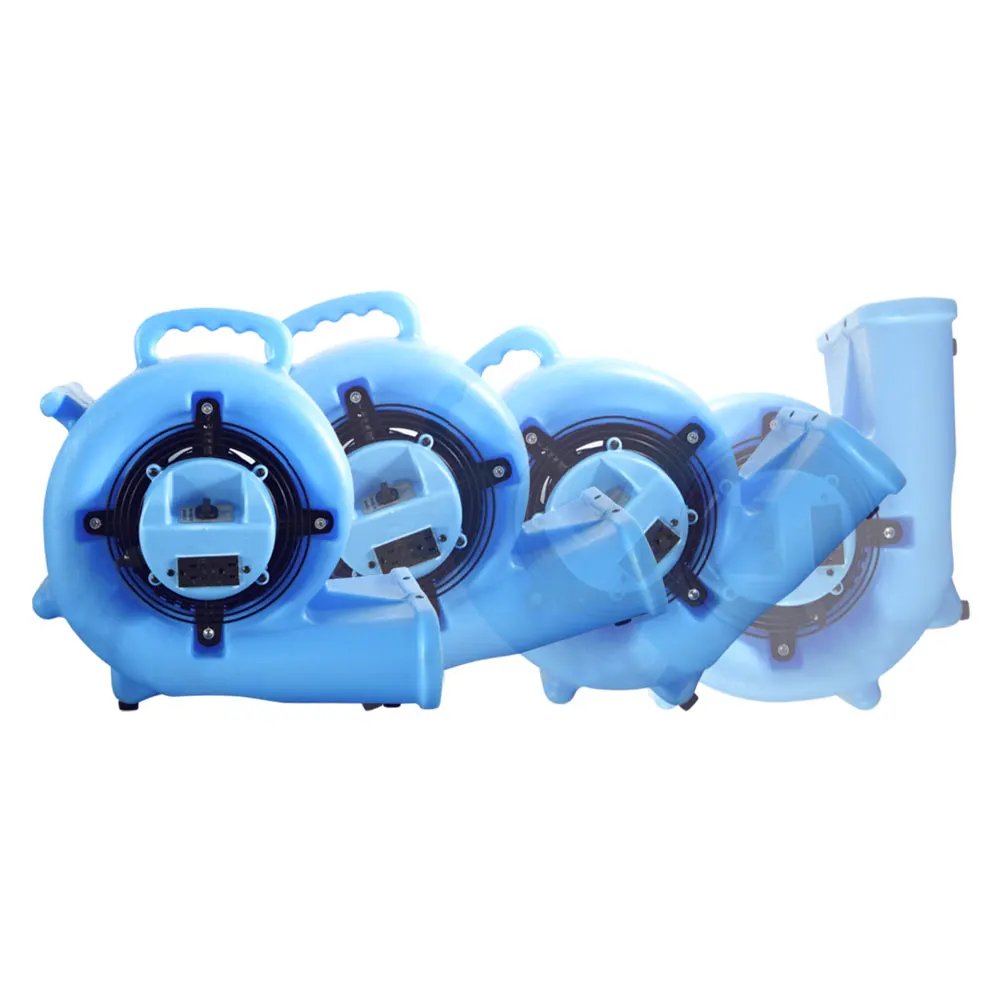 1/3HP ETL/cETL CE Stackable Commercial Centrifugal Radial Air Mover Carpet Dryer Blower Floor Fan for Water Damage Restoration
