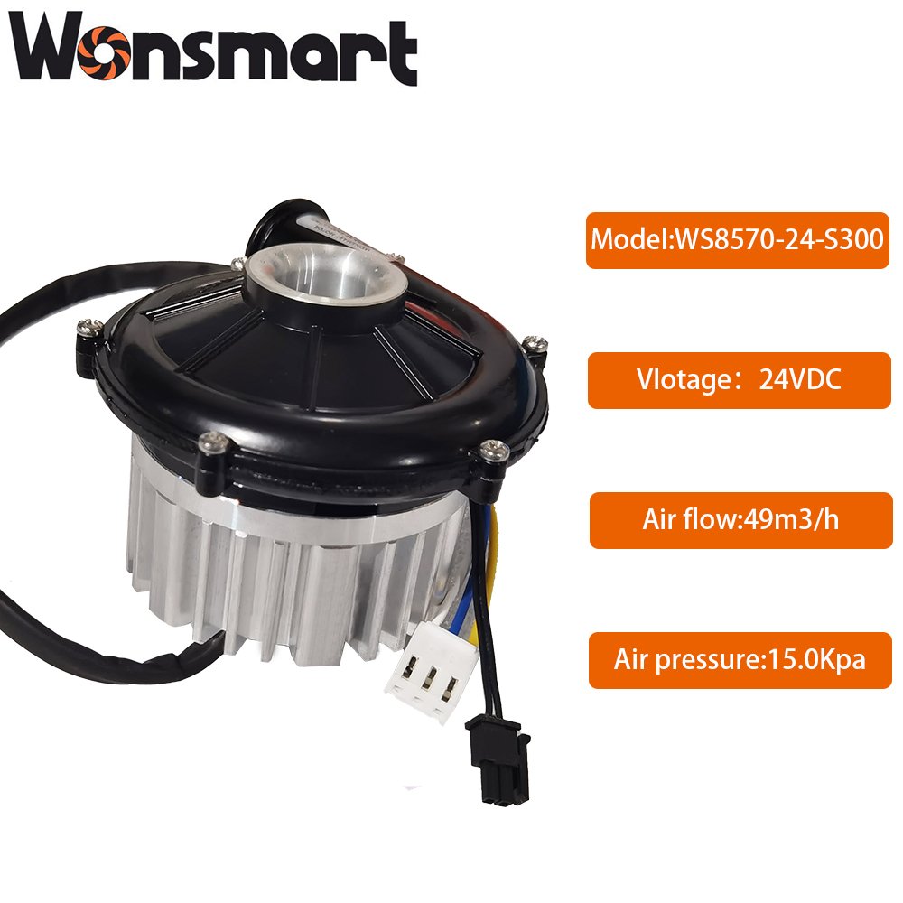 24V DC Waterproof Electric Mini Turbo Air Blower Fan Centrifugal Brushless Fuel Cell Blower With Driver