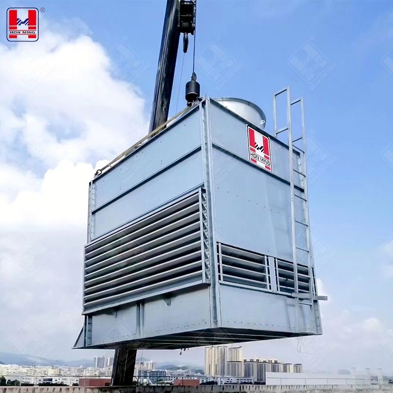 HON MING Counter Flow Axial Fan Circuit Steam Turbine Closed Cooling Tower China Evaporative Condenser