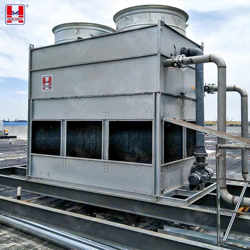 HON MING Counter Flow Axial Fan Circuit Steam Turbine Closed Cooling Tower China Evaporative Condenser
