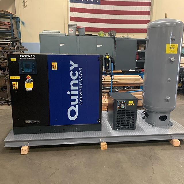QGD 11KW 15KW 18KW 22KW 30KW 55KW 60hp Quincy Rotary Screw Air Compressors