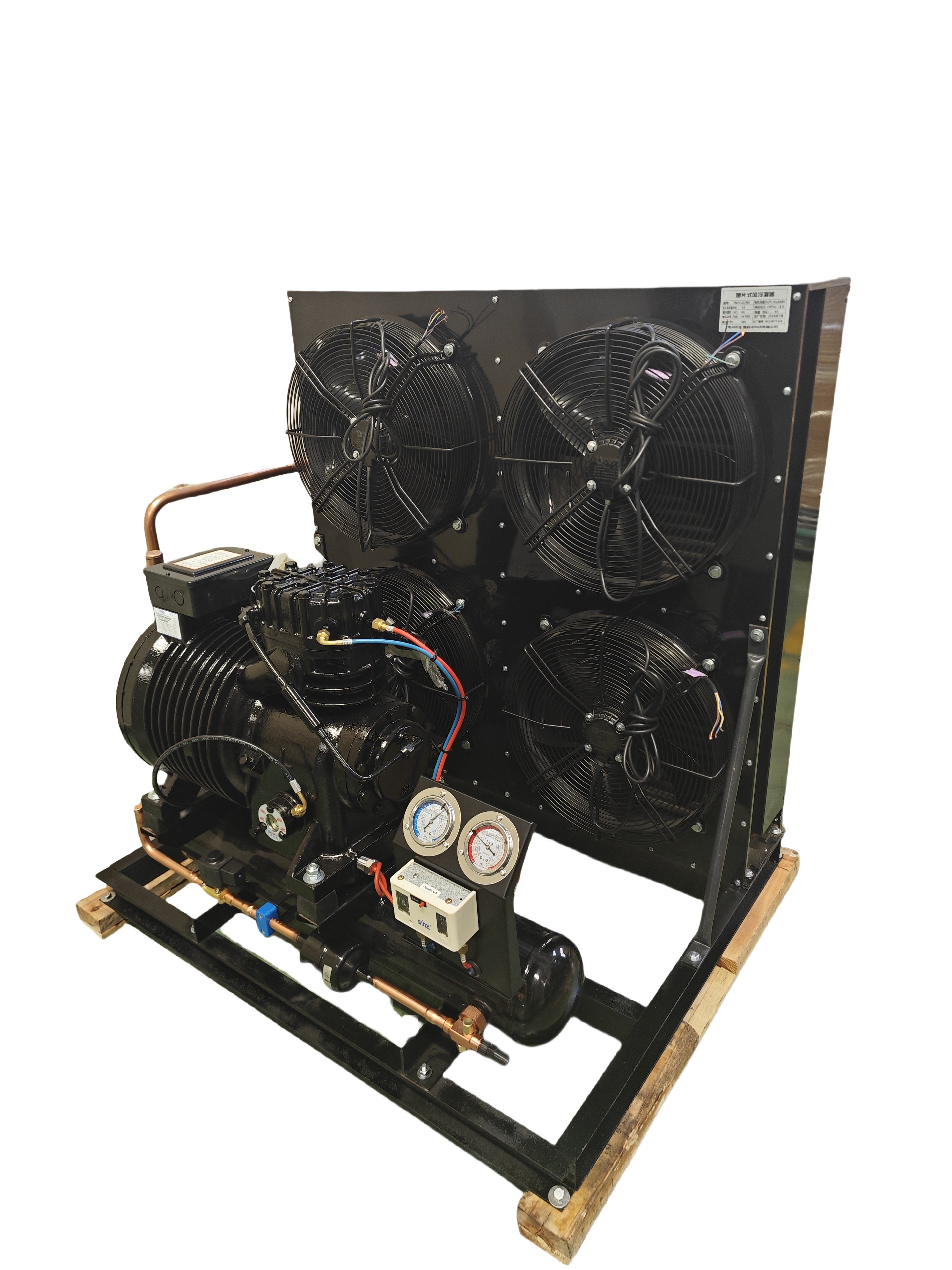 Bitzee Cold Room Unit for Reefer Container Air-cooled Freezer 240v Inverter Compressor Condensing Unit 5hp Prices