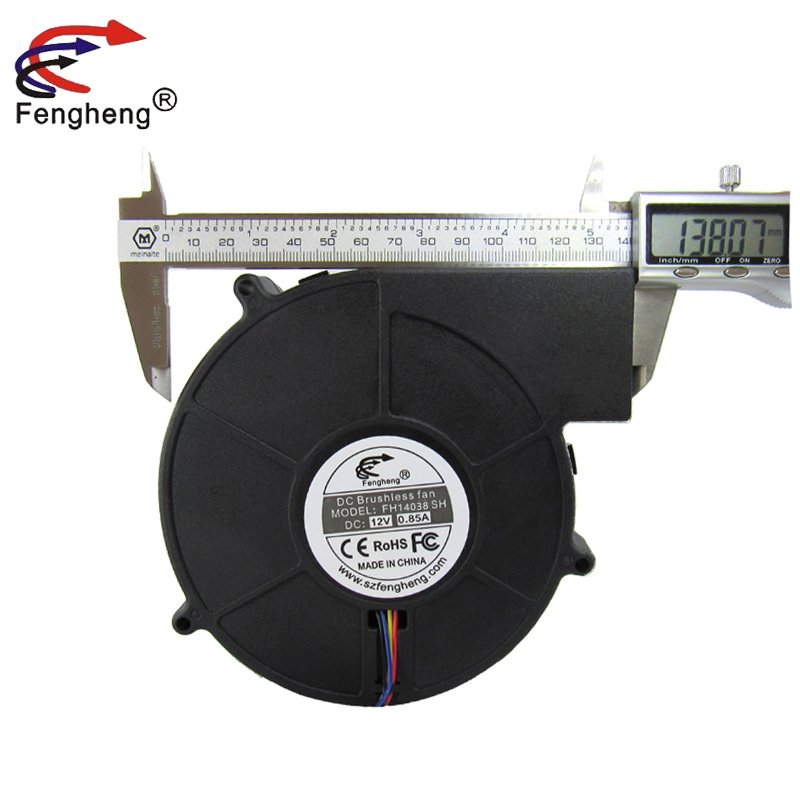 Silent Exhaust Blower Fan 1800/3000RPM 140MM 140X140X40mm 12v 24v Turbo Air Blower Fan for Inverter Power Supply