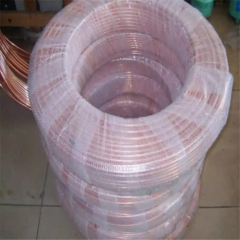 Custom Copper Water Heating Tube Coil 1/2 1/4 3/4 3/8 7/8 Condenser Air Condition Refrigeration Pipe Various Sizes for Boards