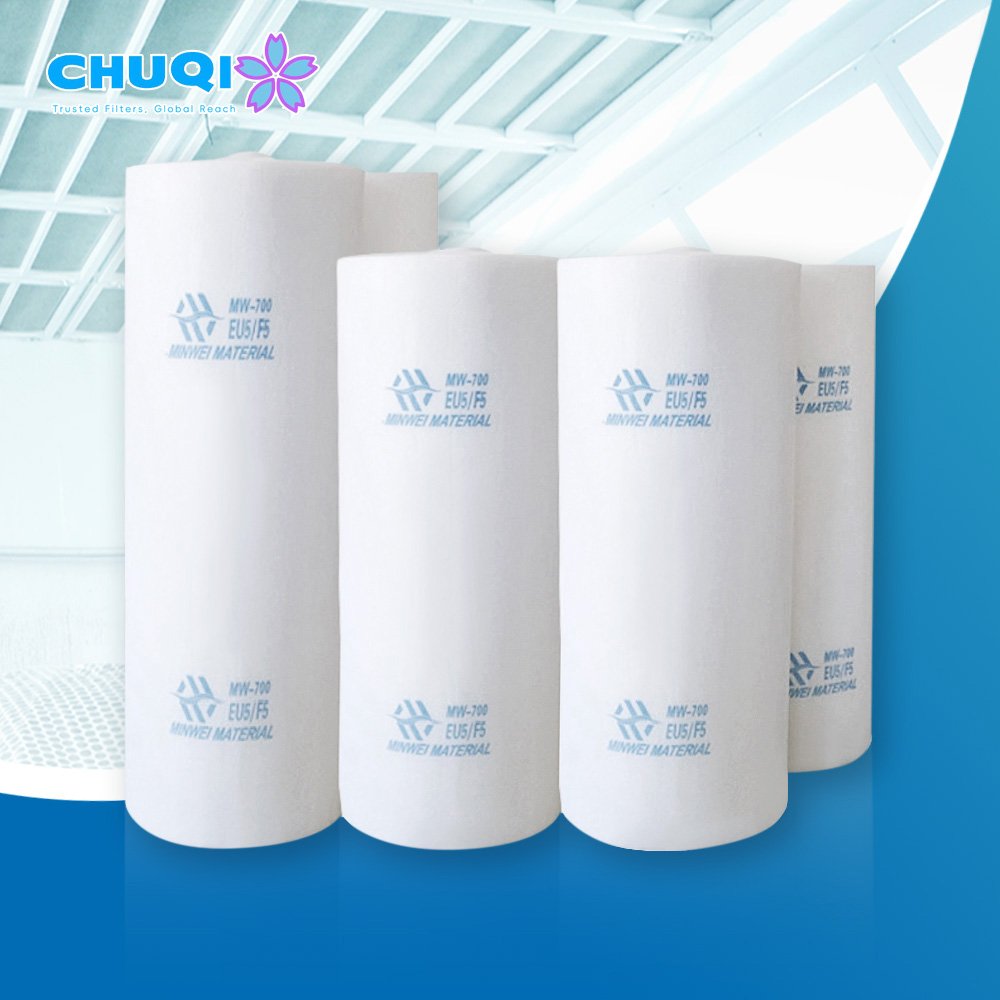 High Quality Polyester Spray Booth Ceiling Filter F5 Clean Air Filtration Car Painting Top Performance Cabine De Peinture