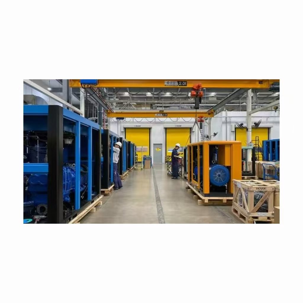 UNITED 90KW 110KW 132KW 160KW 185KW 200KW 220KW 250KW 280KW 120-375HP 15.2-59m³/min Two-stage VPM Screw Air Compressor 380V 50Hz