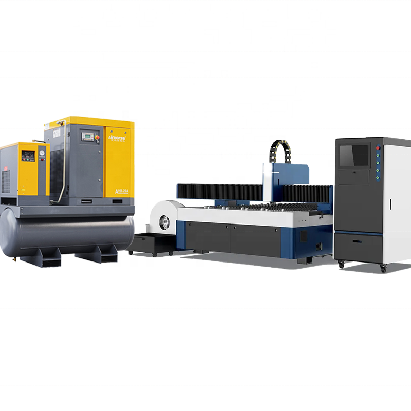 China Customized Stationary 15kw 20hp Screw air Compressor for Laser Cutting Machine