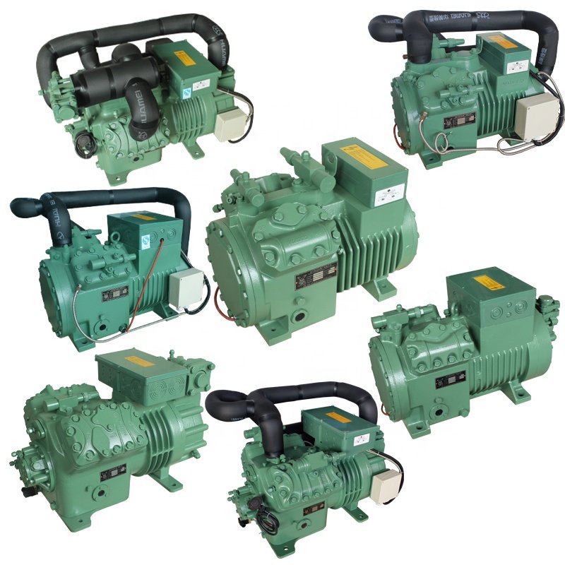 Industrial Air-cooled Condenser Unit Evaporative Cooling Machine 380V Piston Compressor Refrigeration Condensing Unit of Bitzer