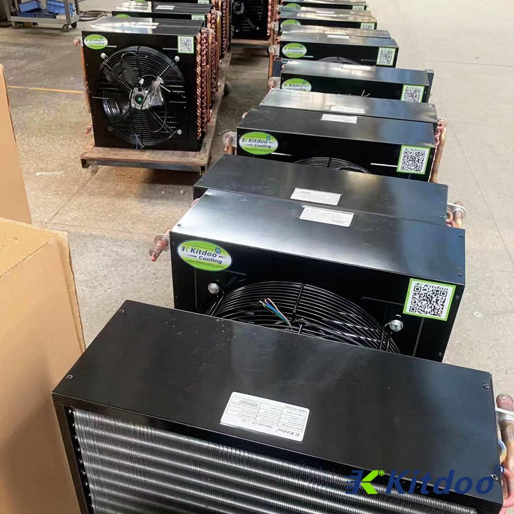 Cold Storage Room Refrigerating Machine Condensing Freezer Air Cooled Condenser Unit