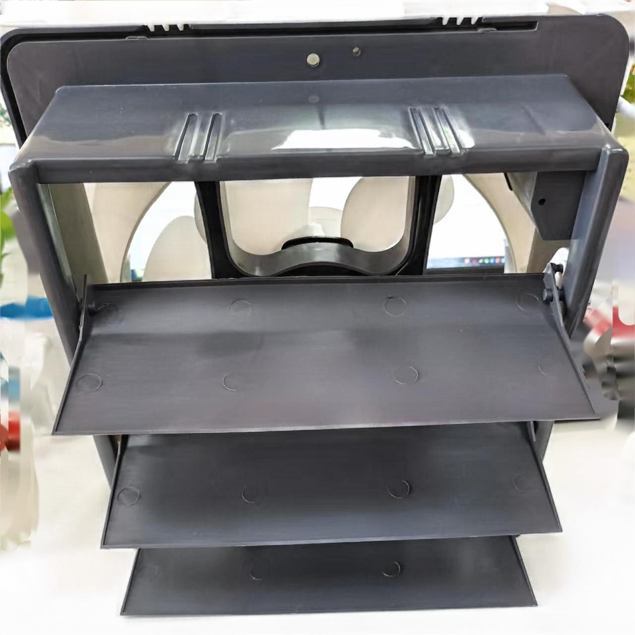 Customized Logo Brand 6 8 Inch Bathroom Office Home Plastic Exhaust Fan Wall Mounted Ventilation Exhaust Fan Shutter