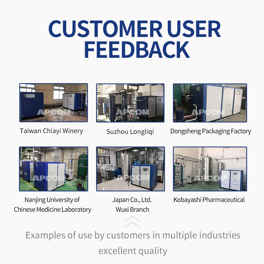160KW 220hp 200hp Screw air Compressor Oil Free 220 hp 160 kw Aircompressor Oil-free Screwcompressor Air-compressor