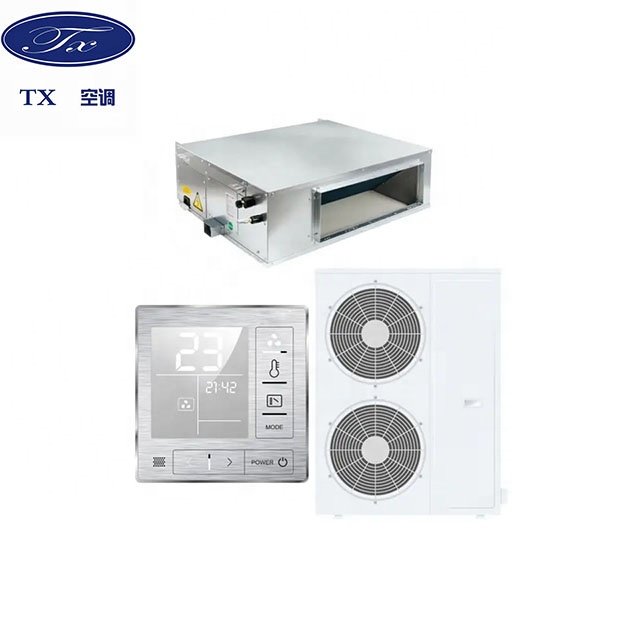 Channel air Conditioning 30 kW Cool&Heat High Static Pressure 96000BTU AUX Split Ducted Air Conditioner 18 kW