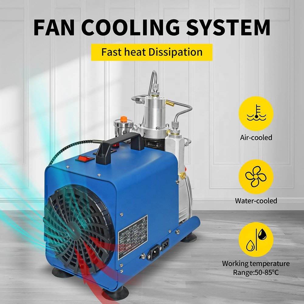 YONG HENG 110V 220V High Pressure 300bar 4500psi PCP Air Compressor